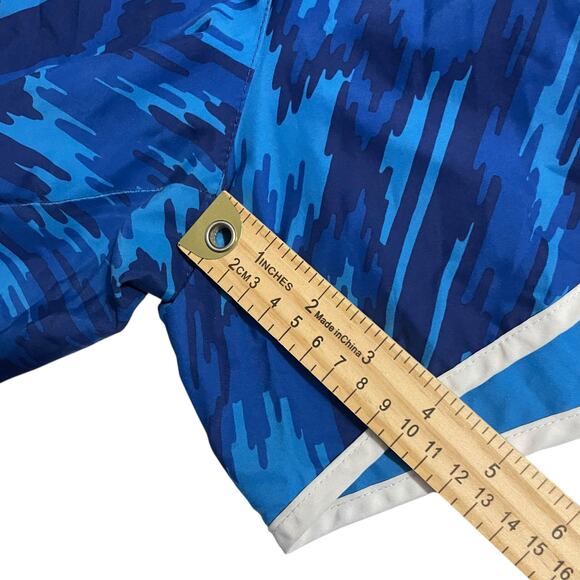 Nike Athletic Shorts Youth Girls XL Blue Tempo All Over Print Running Gym 805574 - Picture 11 of 12